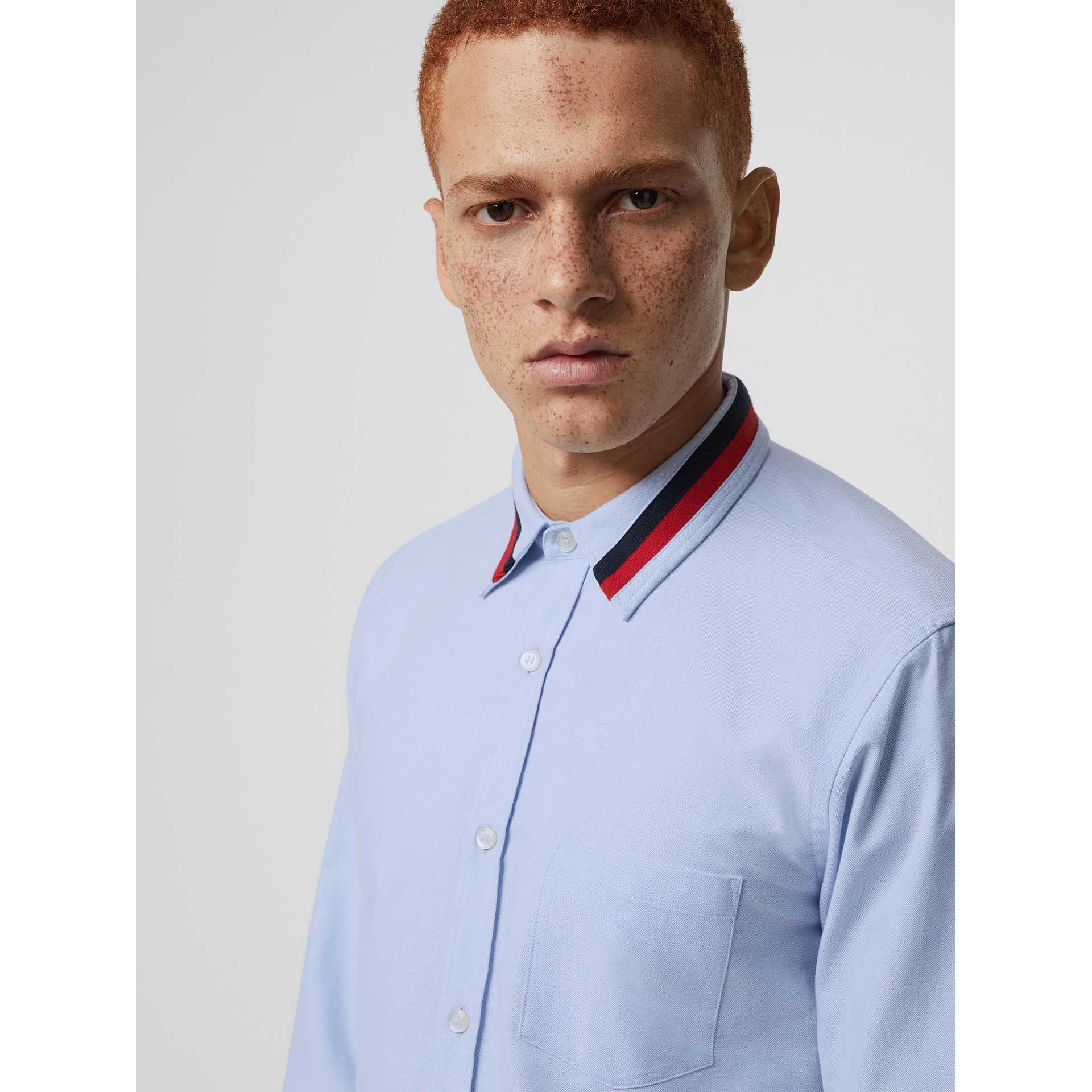 cornflower blue mens shirt