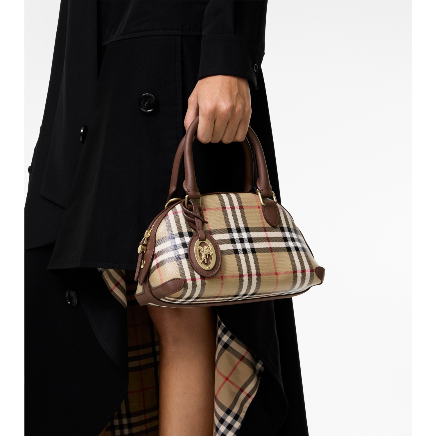 Mini Primrose Bag in Archive beige - Women, Cotton | Burberry® Official