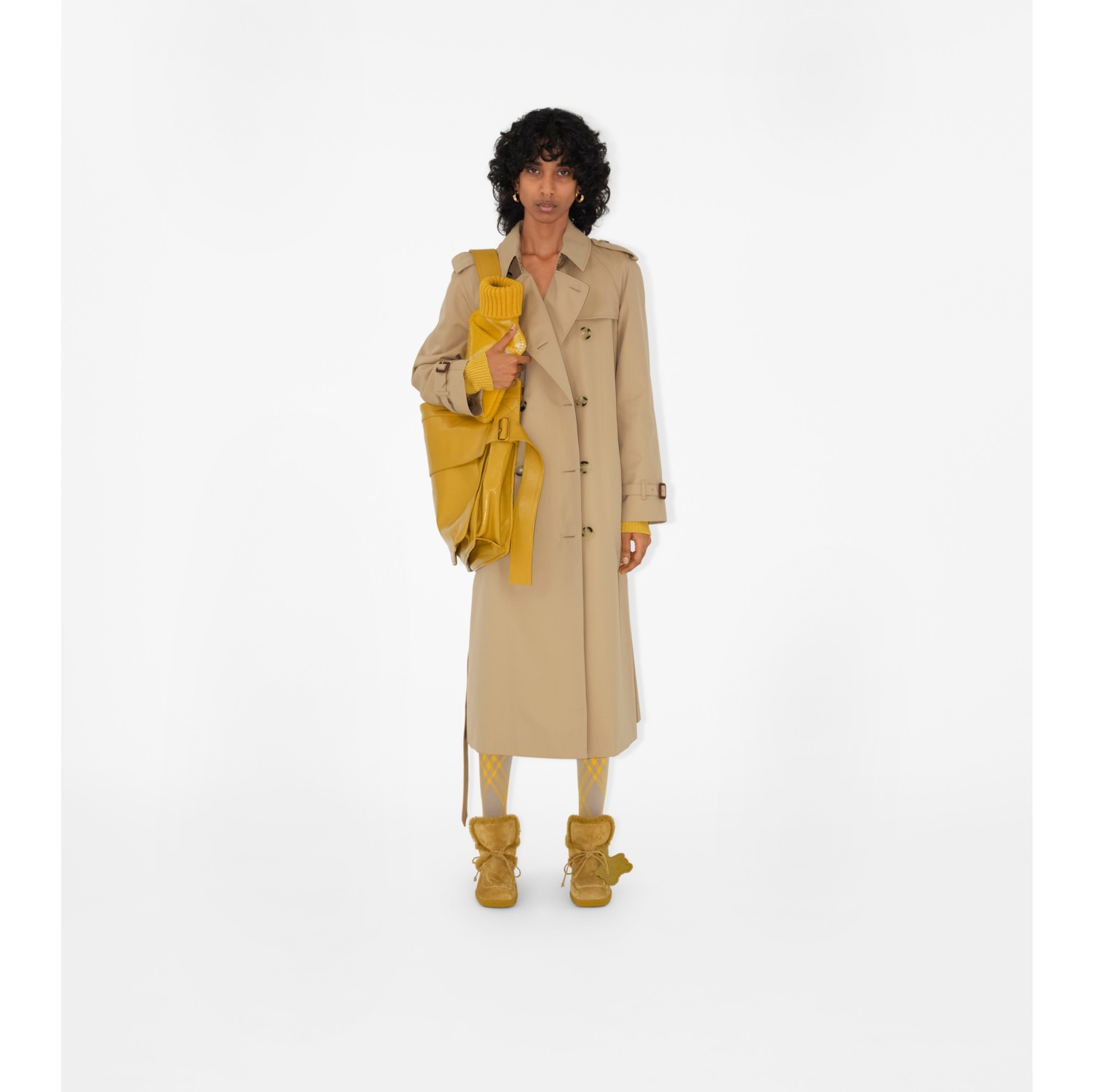 Burberry iconic store trench coat