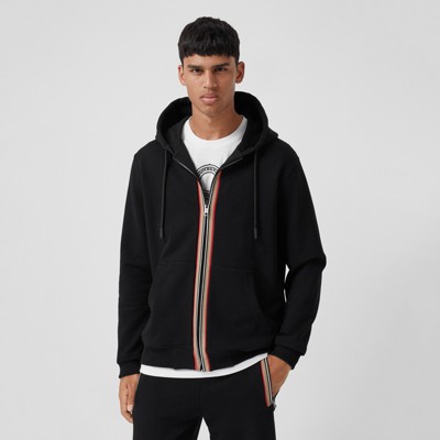 burberry black hoodie mens