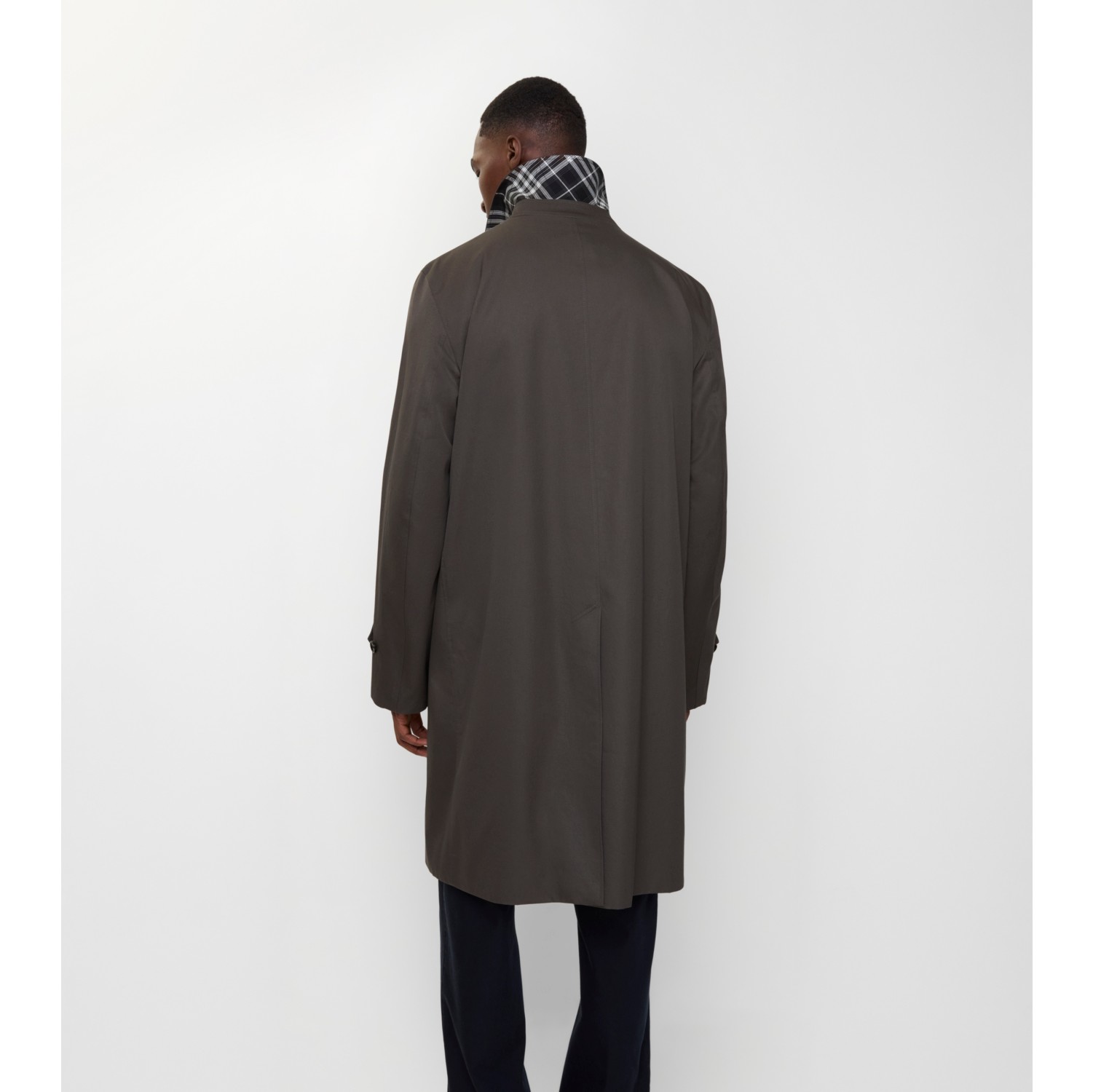 Long Gabardine Car Coat