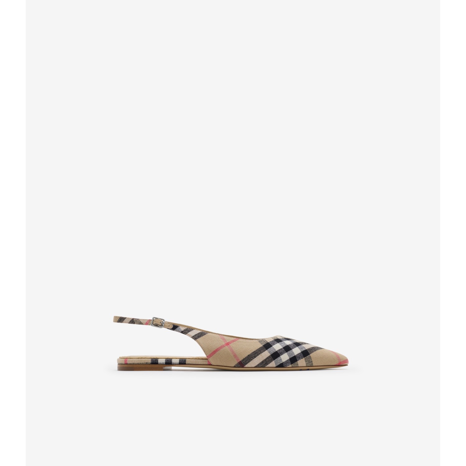 Check Dame Slingback Ballerinas​