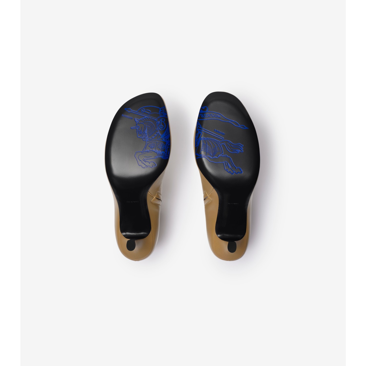 Leather Baby Boots in Shrew - Women | Burberry® Official