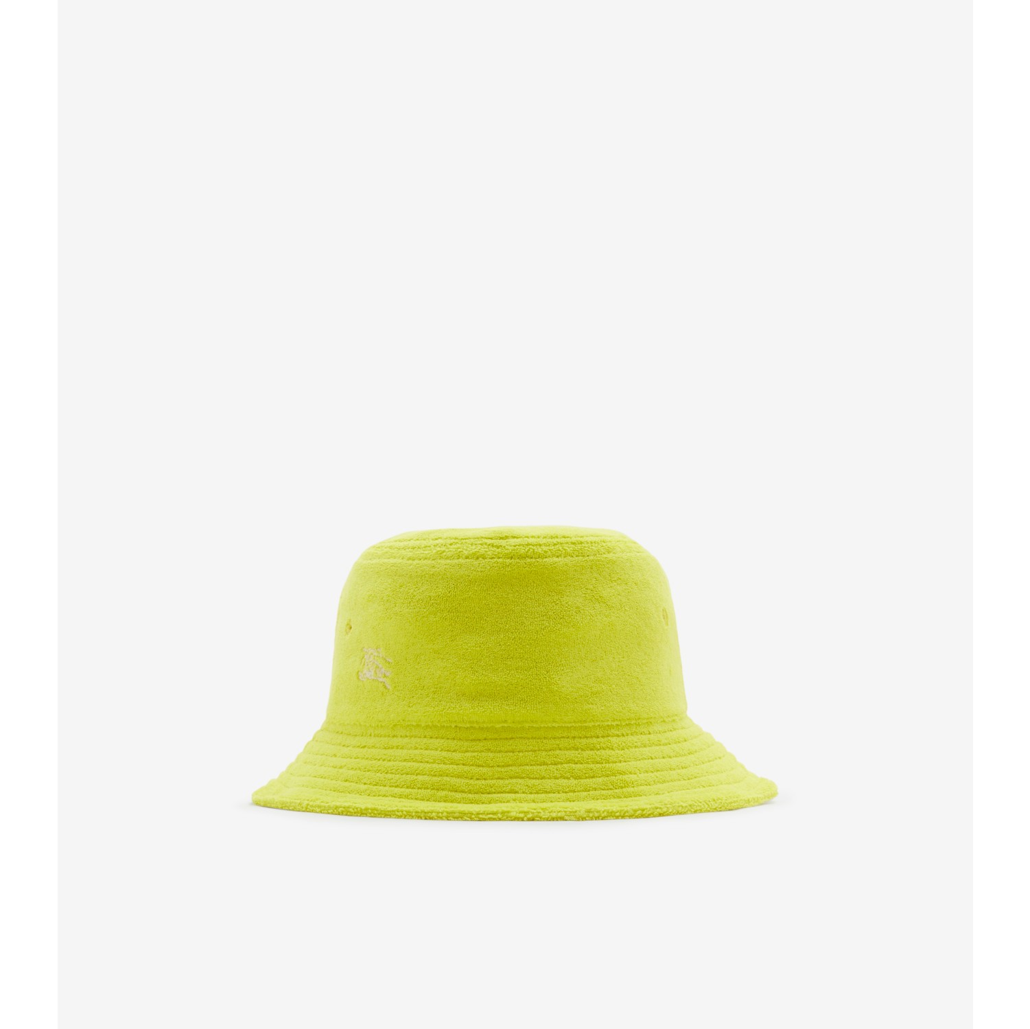 Towelling Bucket Hat in Vivid lime - Children | Burberry® Official