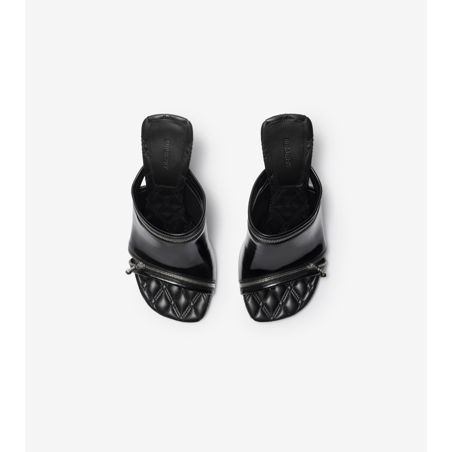 Leather Peep Sandals