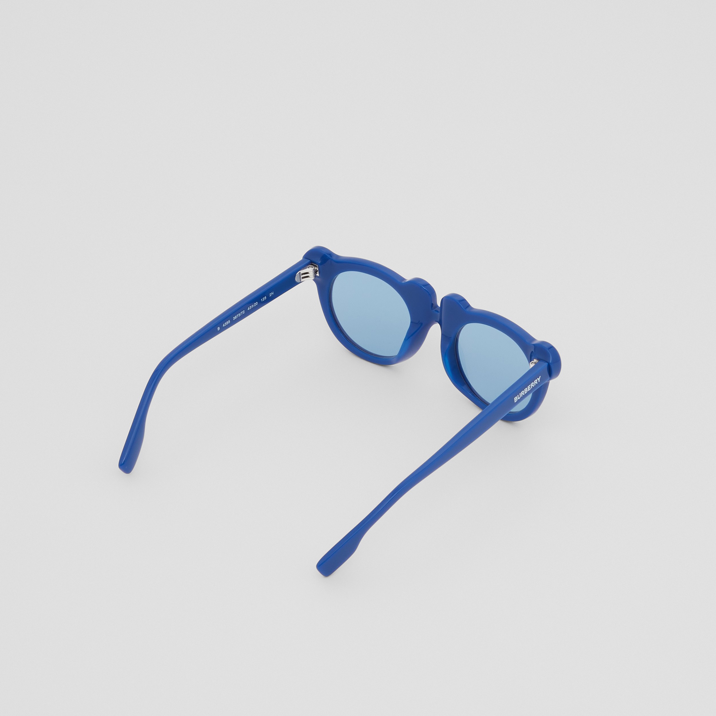 Sonnenbrille mit Teddybär-Gestell aus Bio-Acetat (Canvasblau) | Burberry® - 4