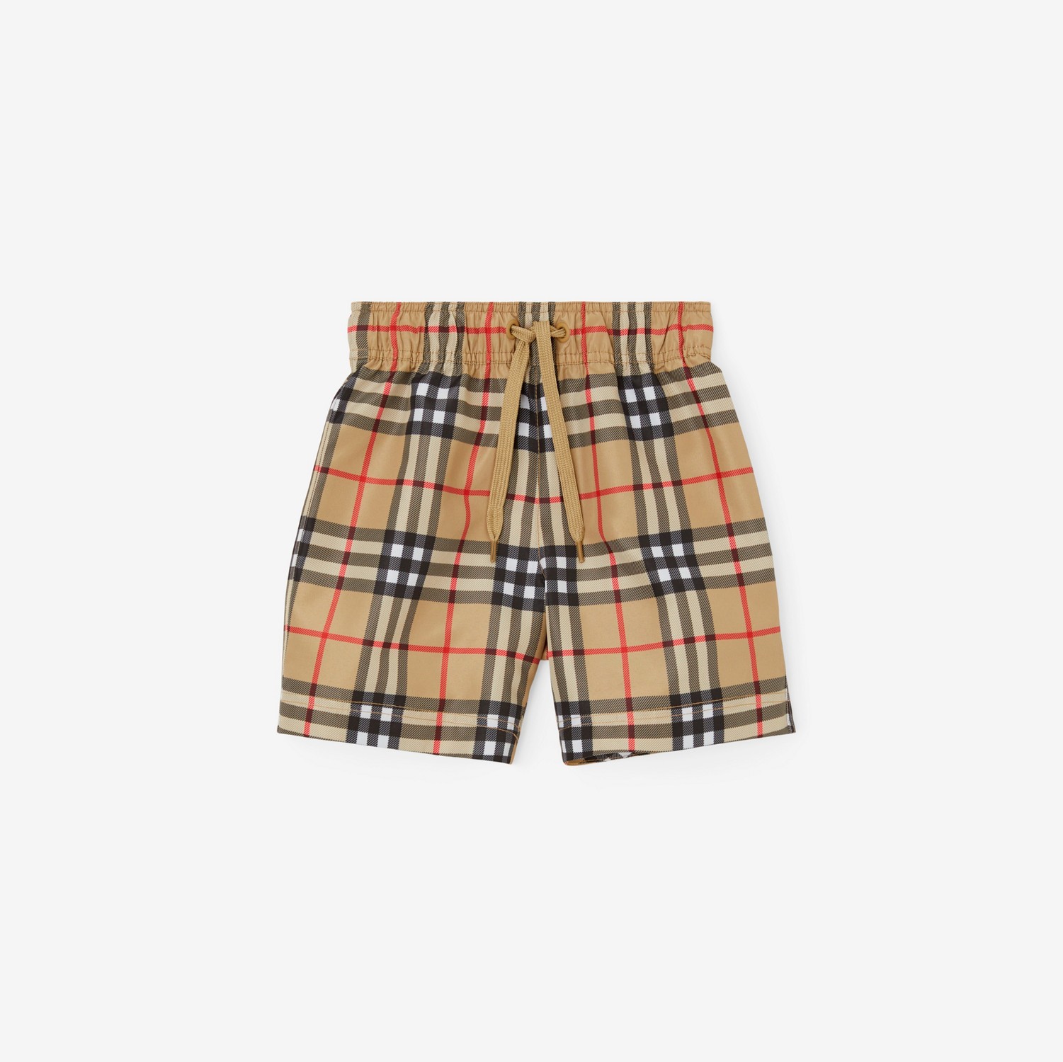 Vintage Check Swim Shorts in Archive Beige - Children | Burberry® Official