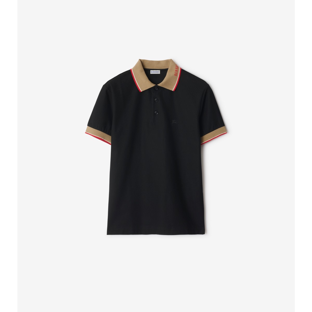  Embroidered Logo Collar Polo Shirt