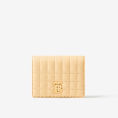 BURBERRY BURBERRY LEATHER SMALL LOLA FOLDING WALLET