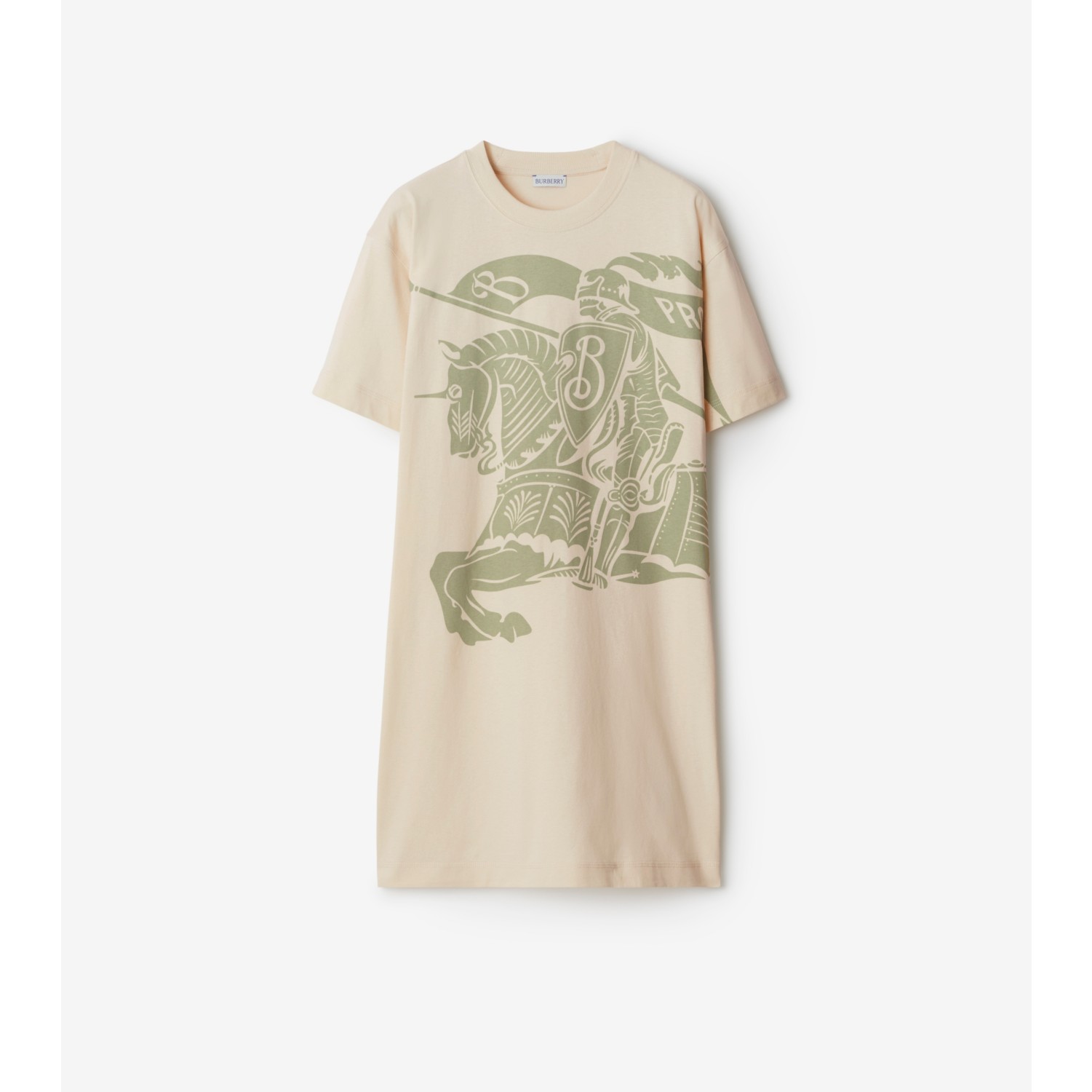 EKDプリント コットン Tシャツドレス (ソープ) - ウィメンズ, コットン | Burberry®公式サイト