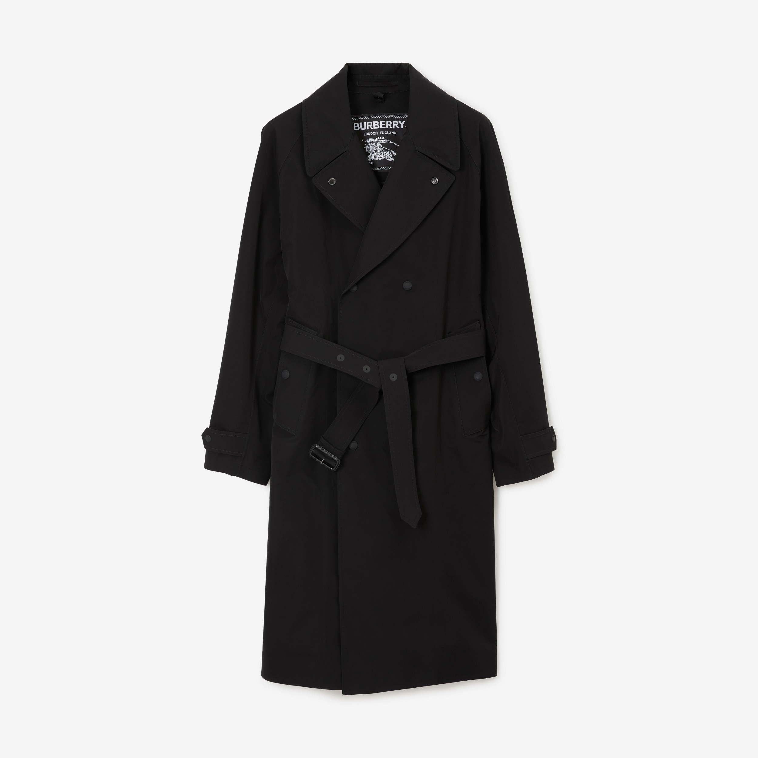 Trench coat em três camadas (Preto) - Homens | Burberry® oficial - 1