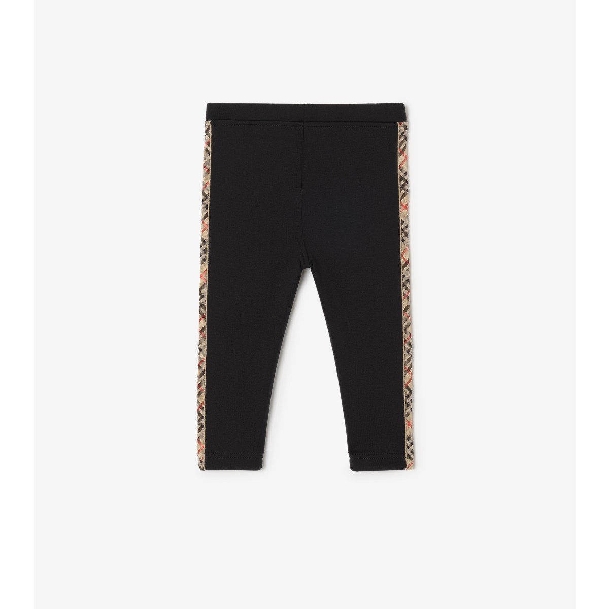  Check Trim Nylon Leggings