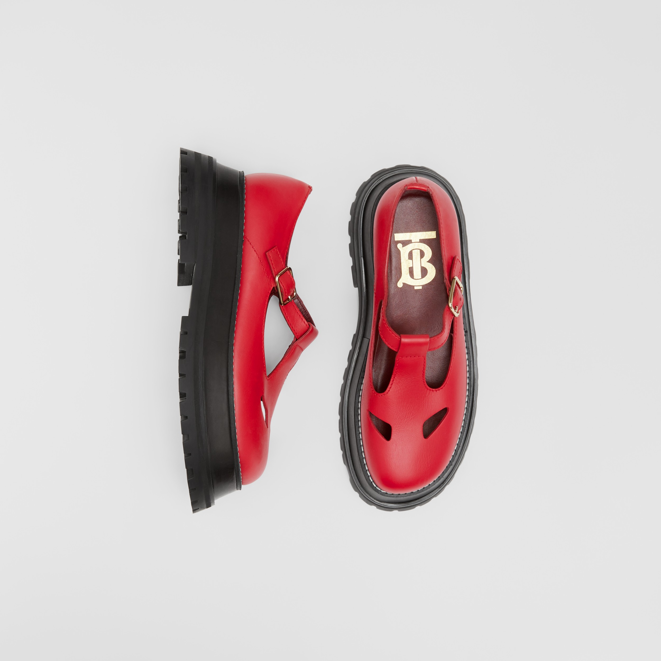 burberry t strap shoes