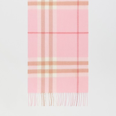 pink burberry scarf cashmere