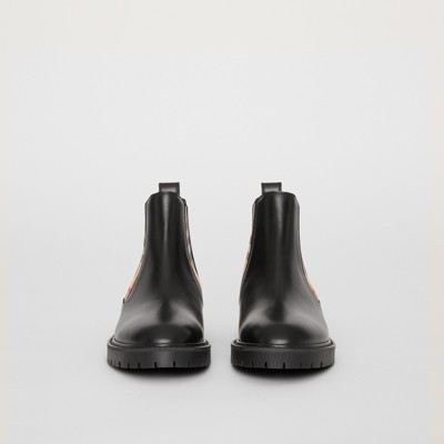 burberry vintage check chelsea boots