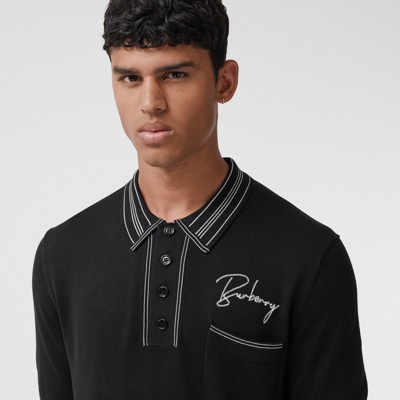 black polo shirt for sale