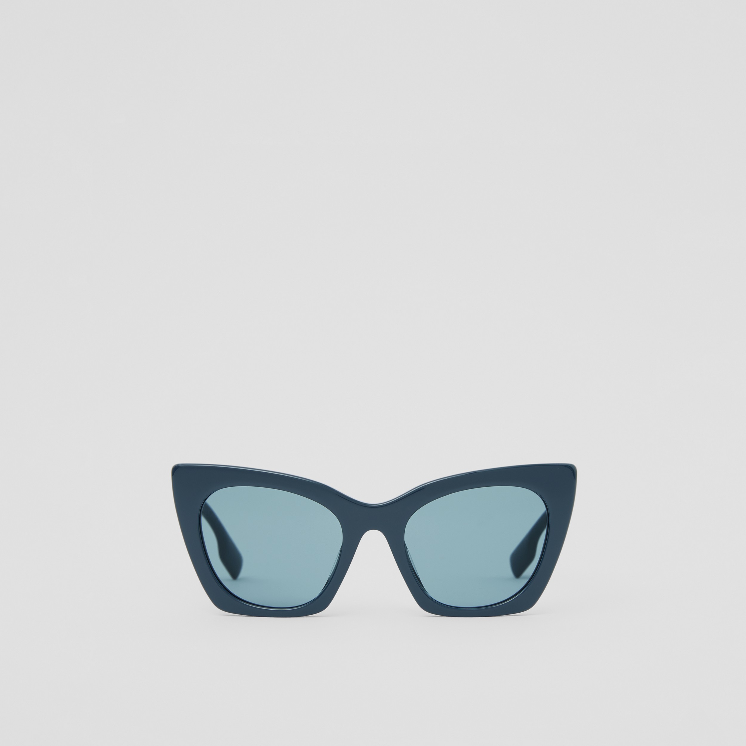 Cat-Eye-Sonnenbrille mit Logodetail (Marineblau) - Damen | Burberry® - 1