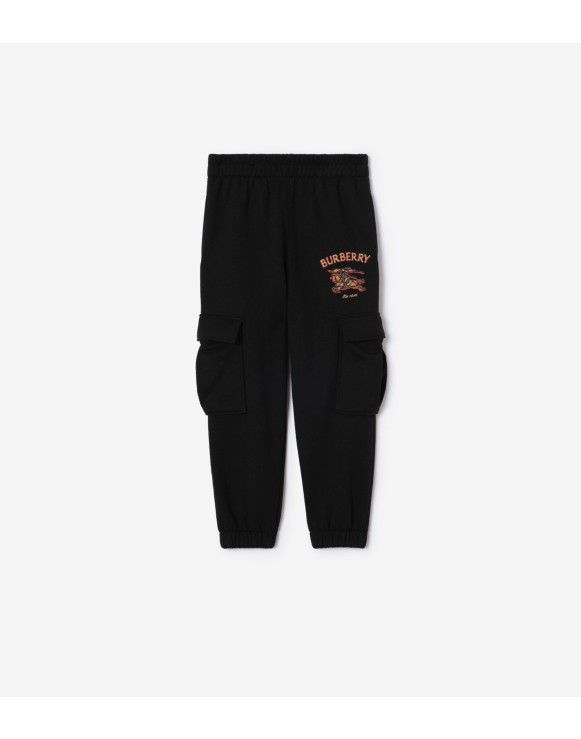Pantalones deportivos en algodón con motivo Knight Check
