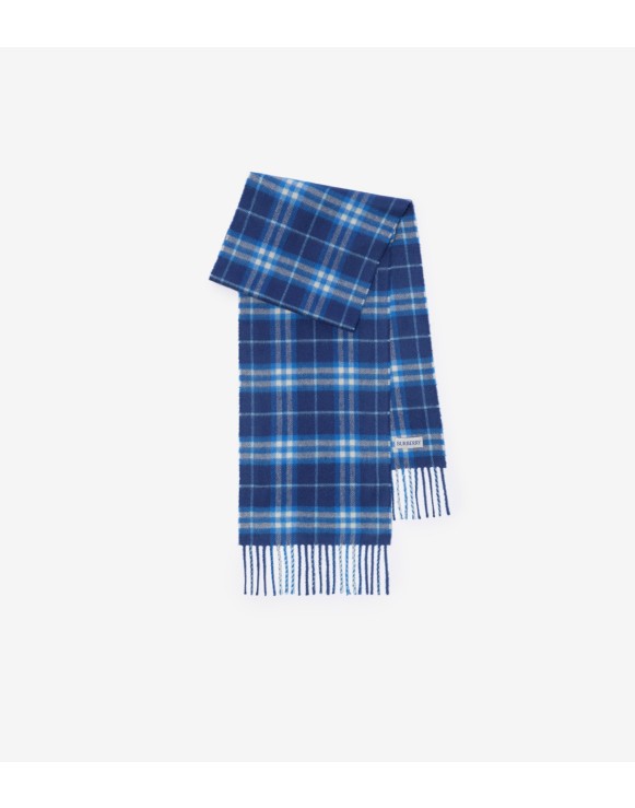 Check Cashmere Scarf