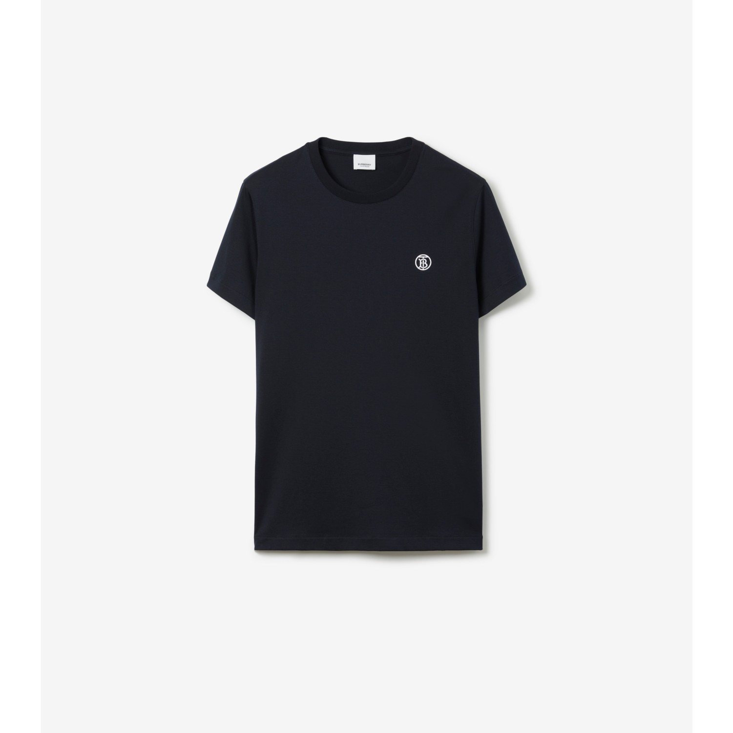 Cotton T-shirt in Coal blue - Men | Burberry® Official