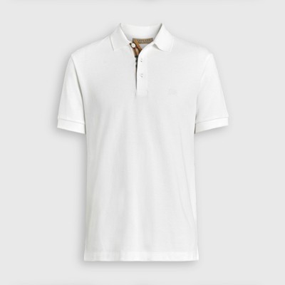 burberry white polo shirt mens