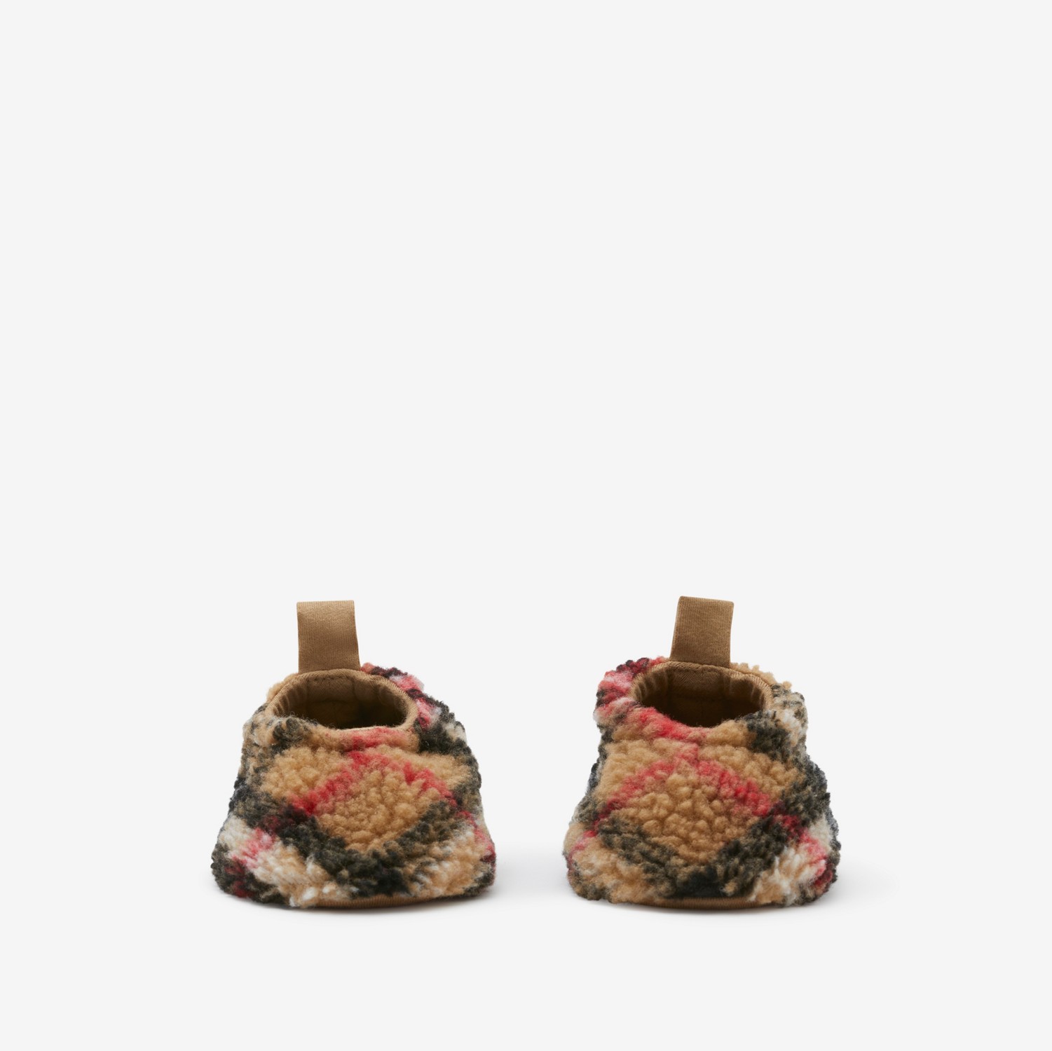 Check Fleece Two-piece Baby Set in Archive Beige - Children | Burberry® Official