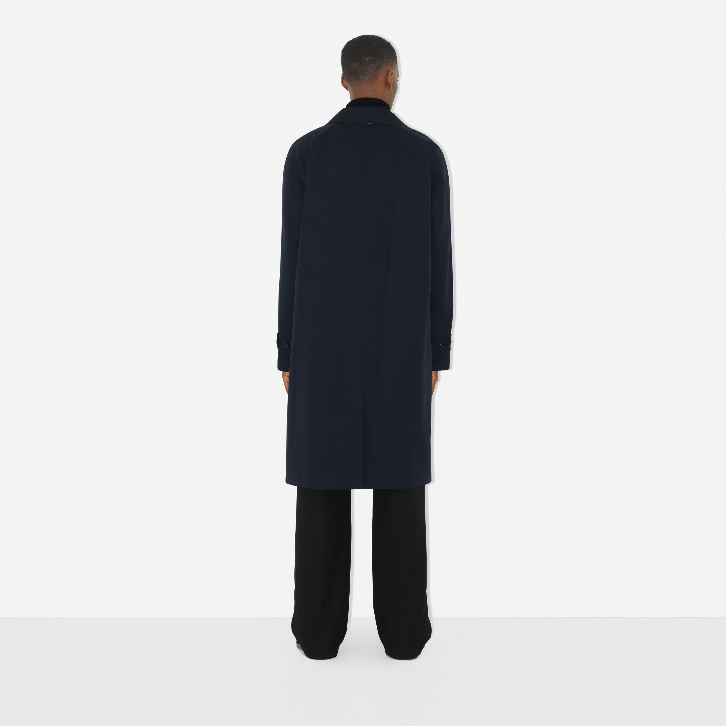 卡姆登版型 – 长款 Heritage 轻便大衣 (煤蓝色) - 男士 | Burberry® 博柏利官网 - 4