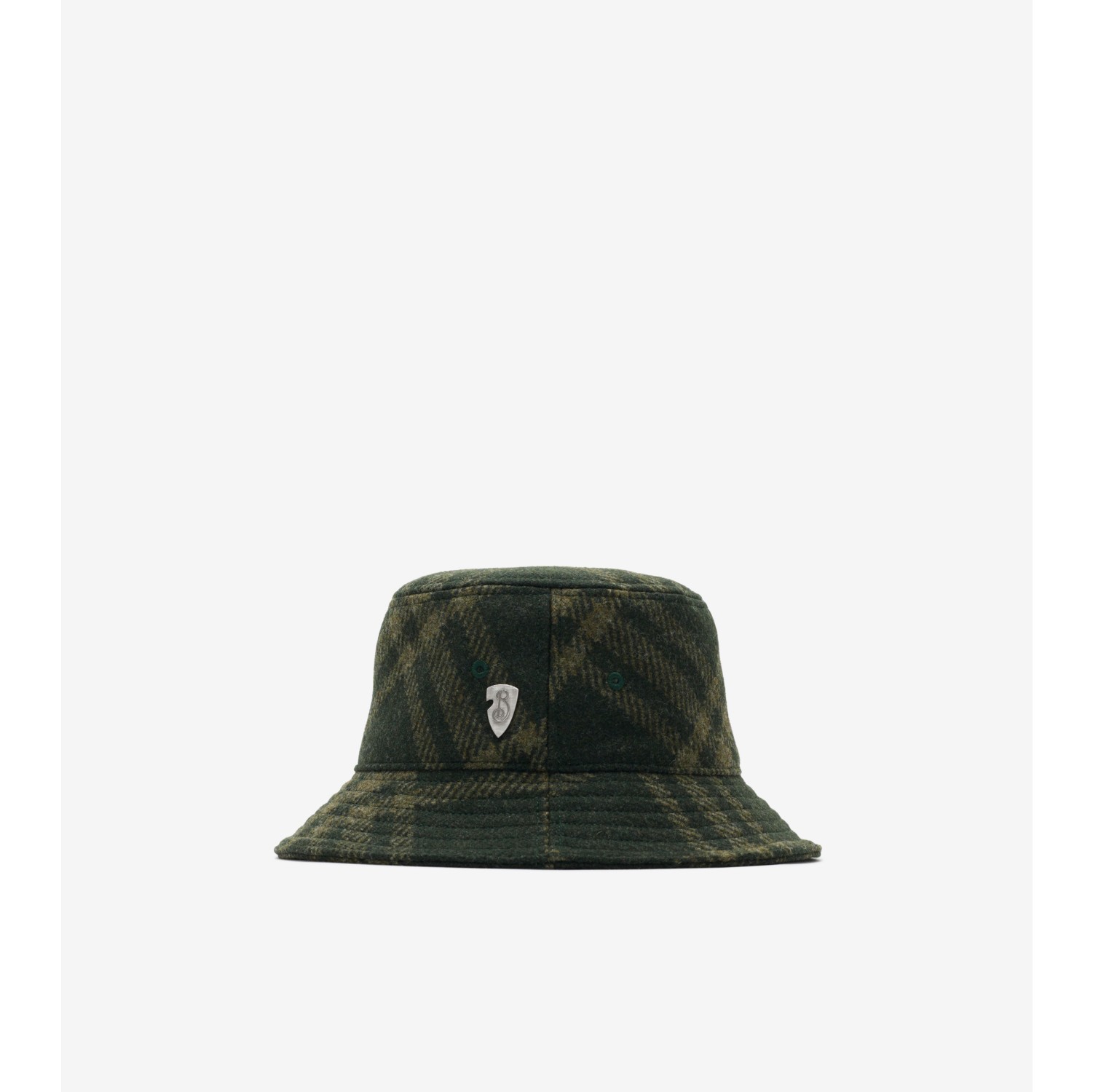 Check Wool Bucket Hat