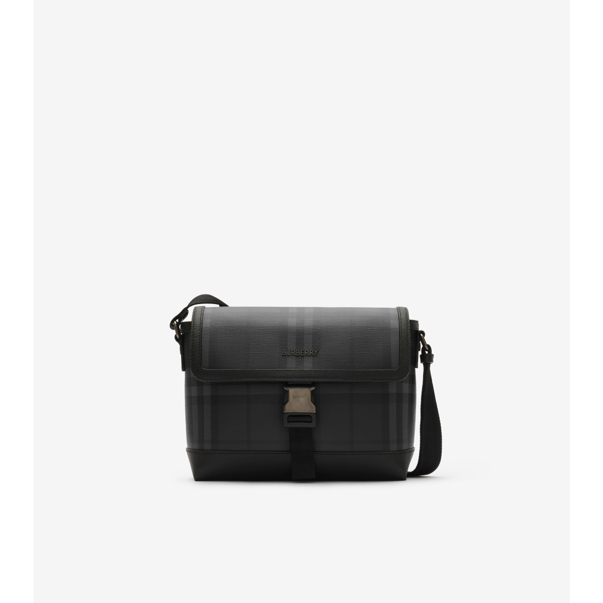  Check Small City Clip Messenger Bag