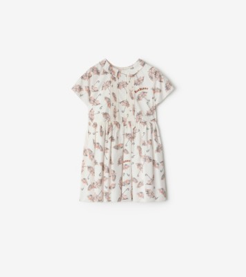 ■BURBERRY■コットンメッシュドレス アンブレラ コットンドレス (キャラコ) | Burberry®公式サイト