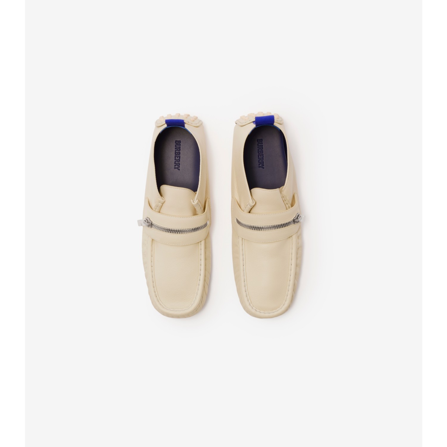 Leather Motor High Loafers