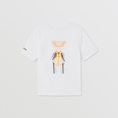 トーマスベアプリント コットンTシャツ (ホワイト) | Burberry®公式サイト