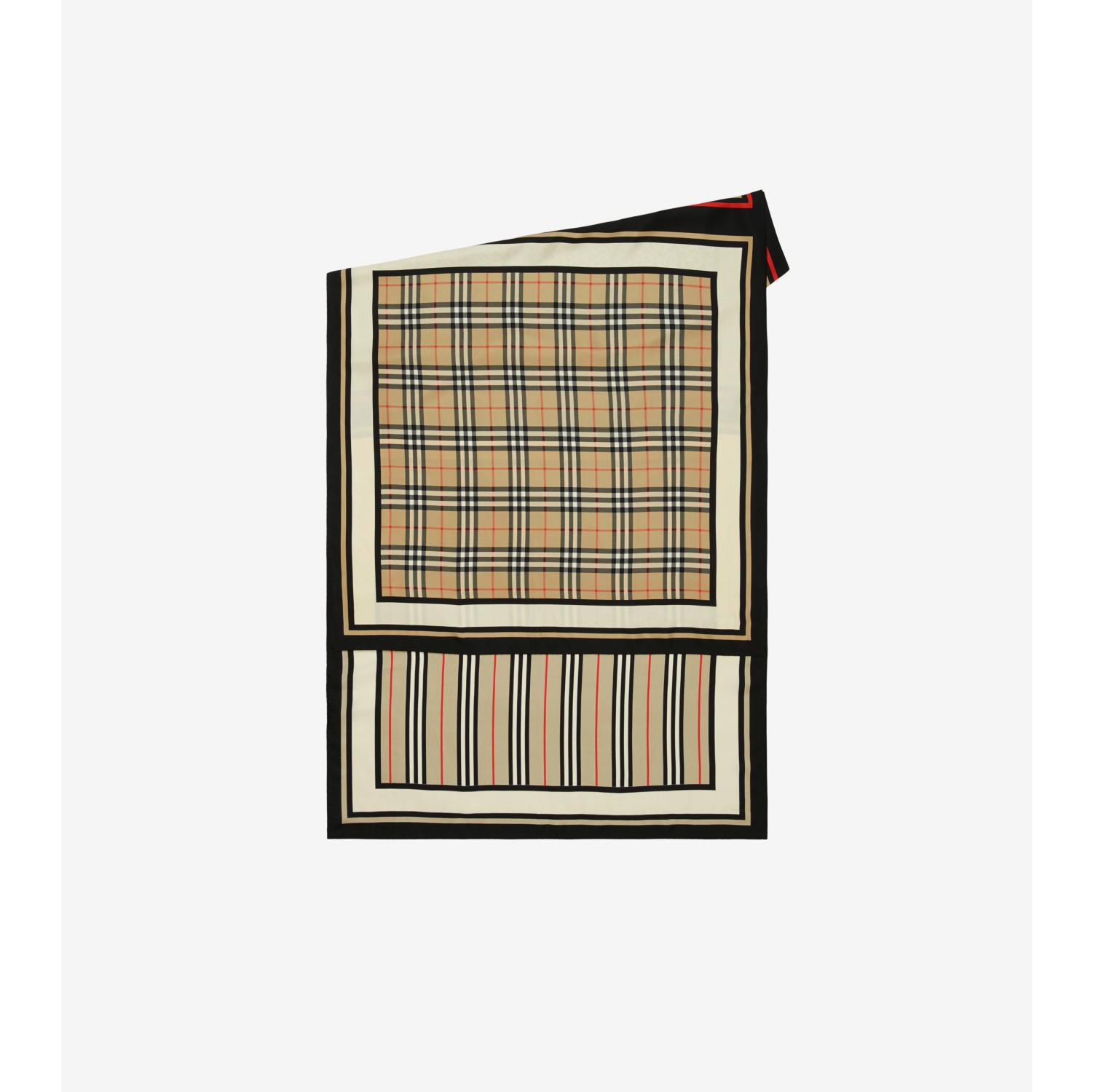 Burberry silk scarf square best sale