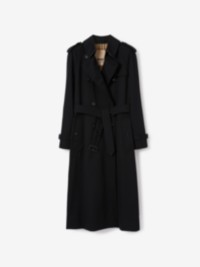 Long Waterloo Heritage Trench Coat in Black