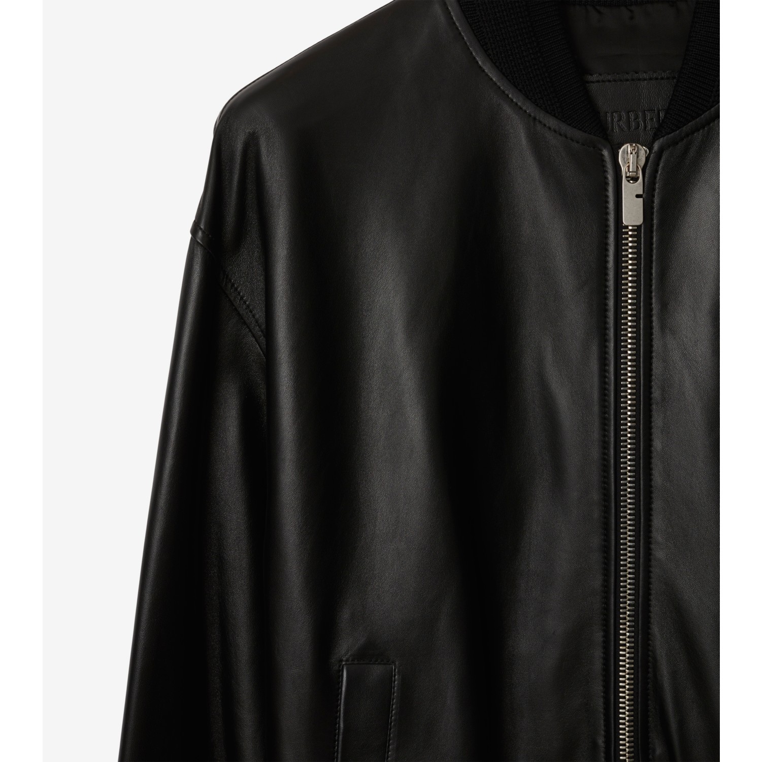 Leather Bomber Jacket