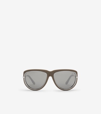 BURBERRY BY SAFILO イタリア製 サングラス シルバー - メルカリ