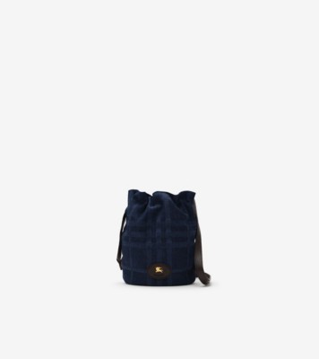 Horseshoe Pouch​ in Blue - Women, Cotton | Burberry® Official
