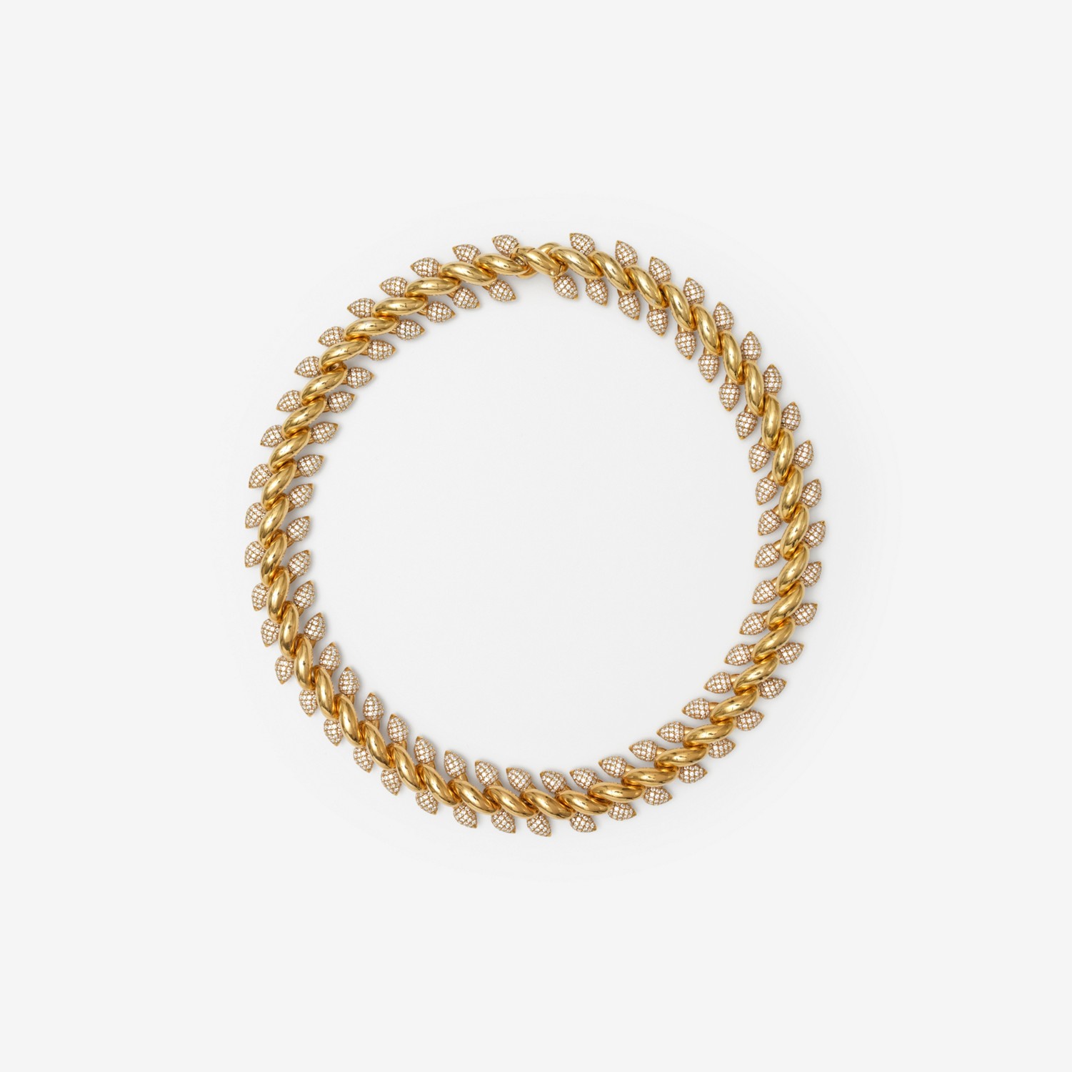 Spear Pavé Chain Necklace