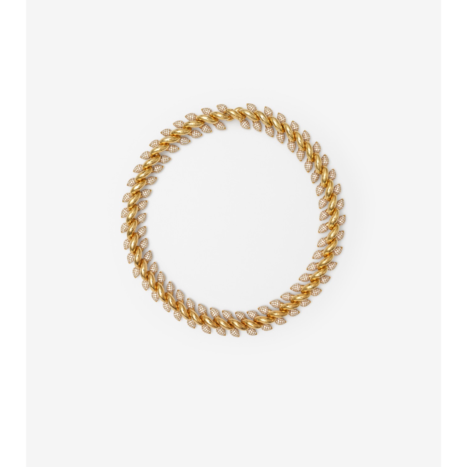 Spear Pavé Chain Necklace