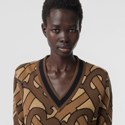 burberry sweater womens brown