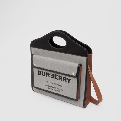 burberry pocket bolsa large