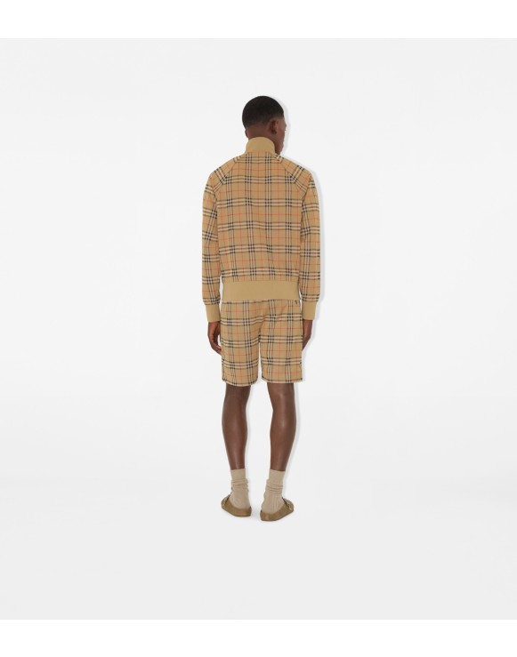 Check Jersey Shorts