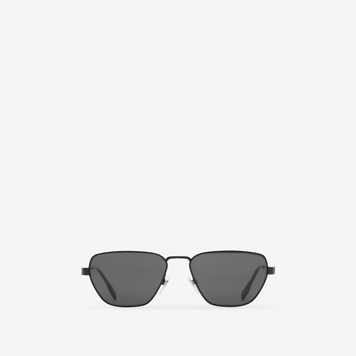 Burberry Icon Geometric Sunglasses In Black Matte