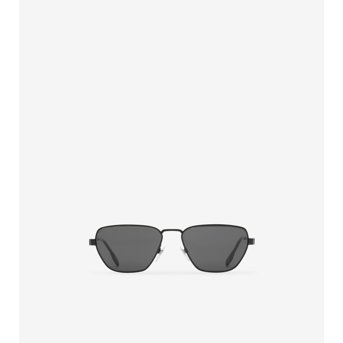 Burberry Icon Geometric Sunglasses In Black Matte