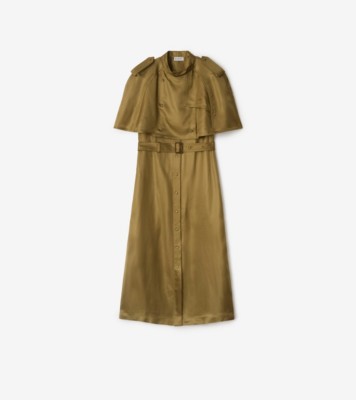 BURBERRY｜DRESSES (Wool Trench Drees (8104937)) Wool Trench Dress in Black - Women | Burberry® Official