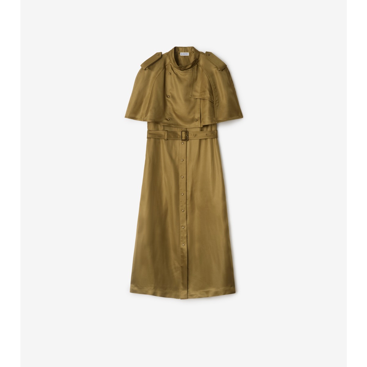 Burberry Midikleid Im Trenchcoat-stil In Walrus