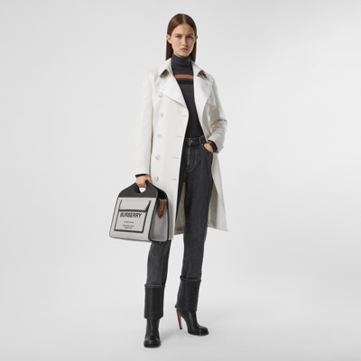 burberry white coat