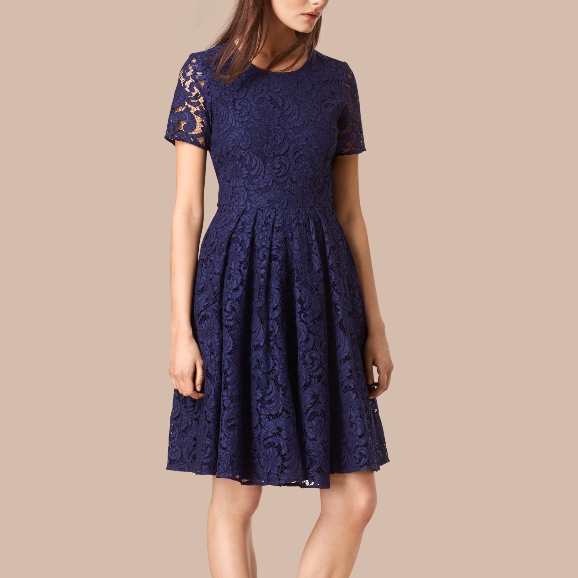 French Lace A-line Dress | Burberry