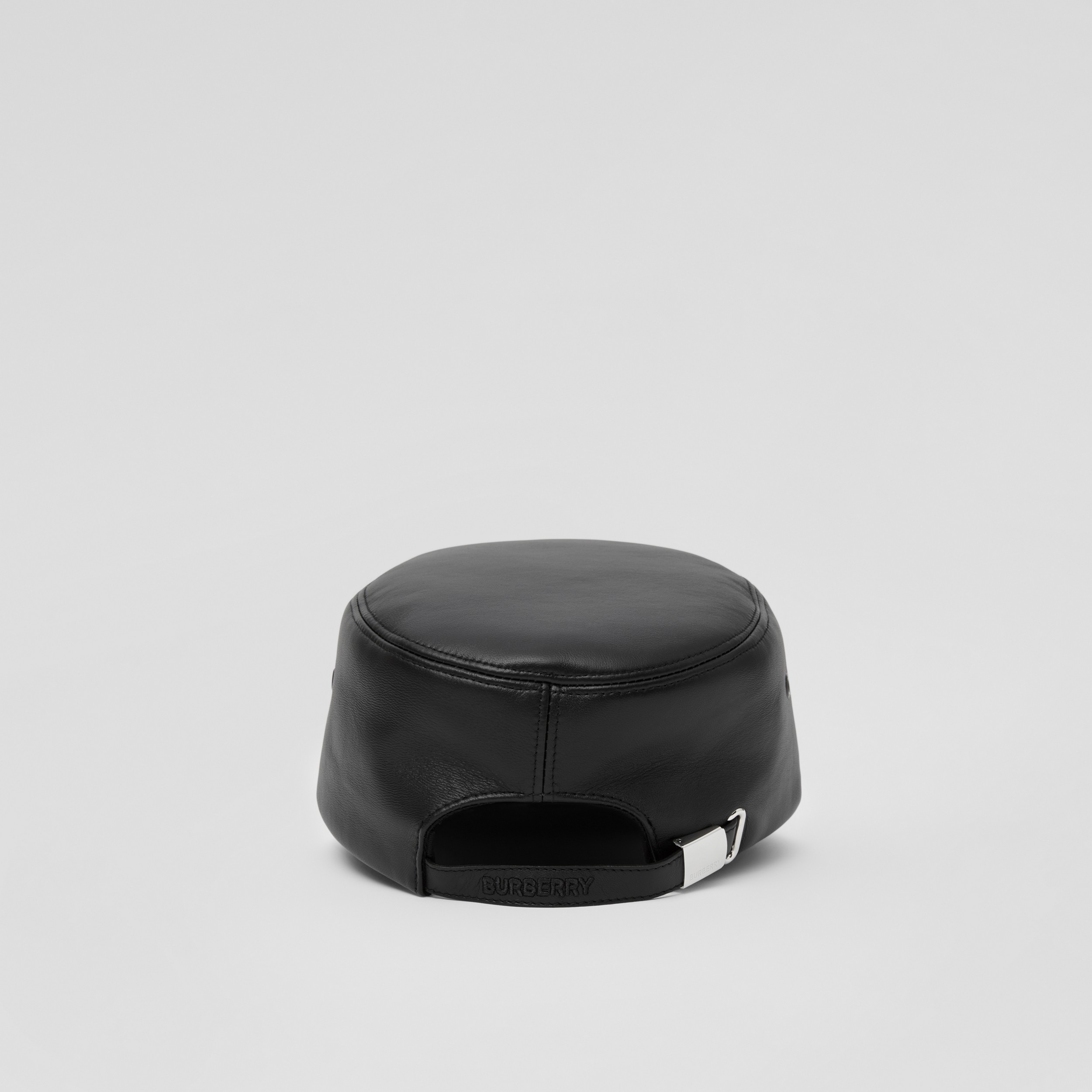 皮革帽 (黑色) | Burberry® 博柏利官网 - 4