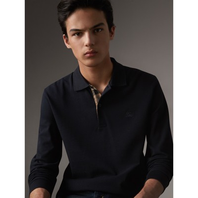 black long sleeve burberry shirt